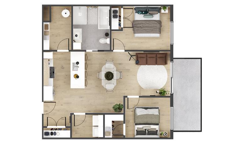 4 1/2 - Saint-Hyacinthe - 1 575 $/mois | 3300965