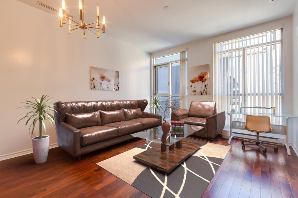 Vieux-Montréal et Cité Mmédia- Magnifique condo 3-1 /2, haut plafond | 3303169