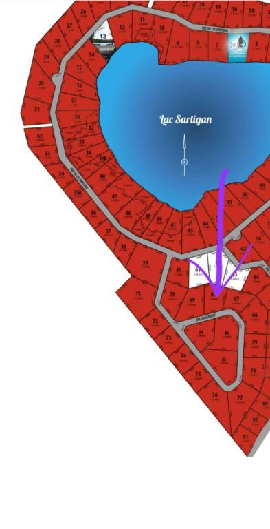 Terrain 43k pc avec accès au lac | 3307464