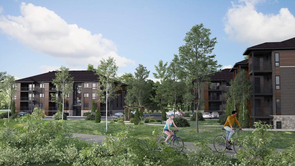 4 1/2 lumineux au 2e étage sur la 116 ave à Lafontaine | 3307630