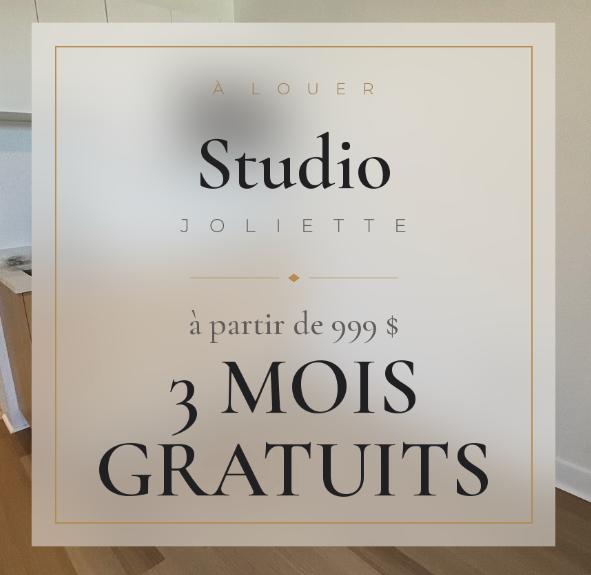 Studio - Saint-Charles-Borromée - $999 /mo | 3307954