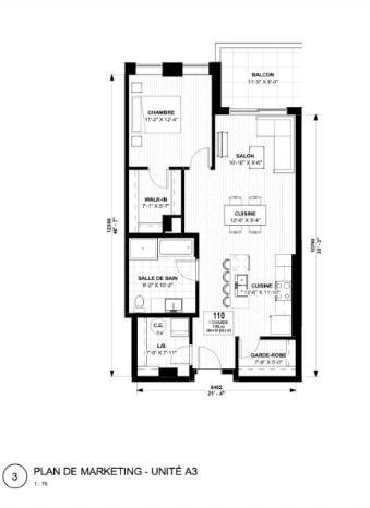 1 CH - 1 SDB - Gatineau - $1,700 /mo | 3308279