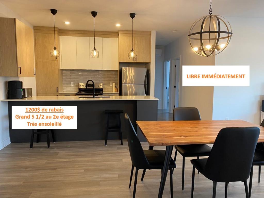 Grand 5 ½ moderne – Vue sur le Mont St-Hilaire – 2 stationnements | 3308645