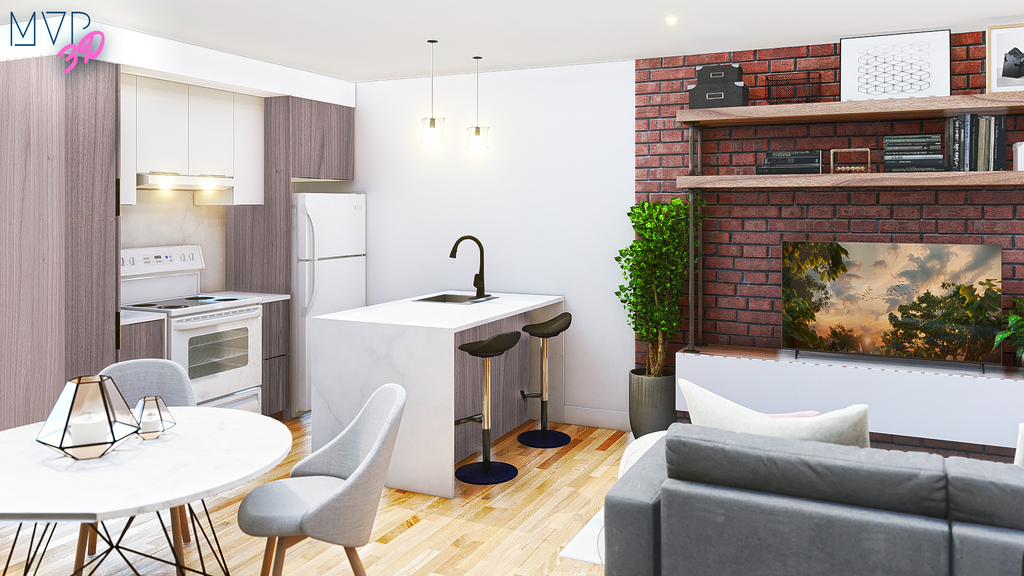 Superbe 31/2 Centre-ville | 3312735