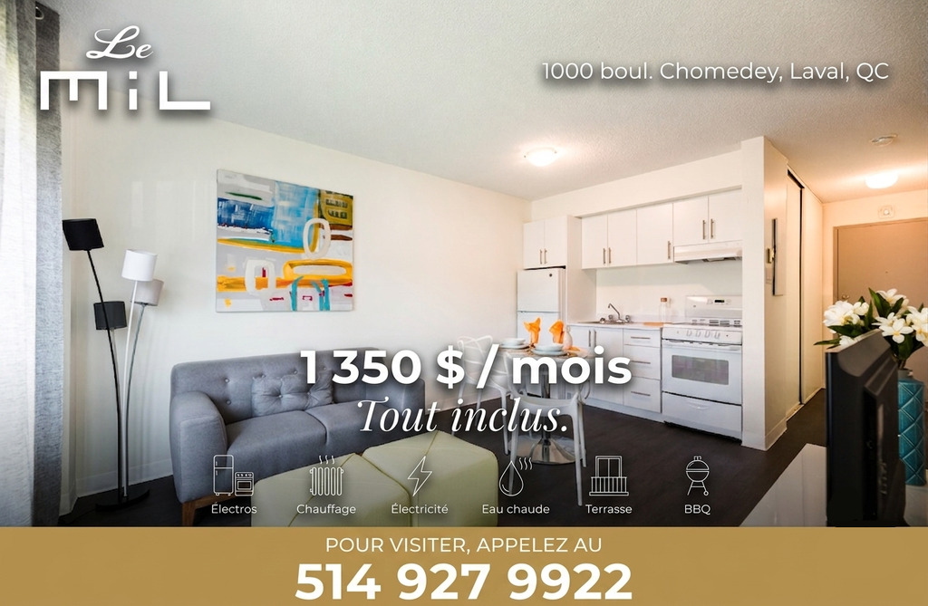 3 ½ Tout Inclus à Louer | 3312769