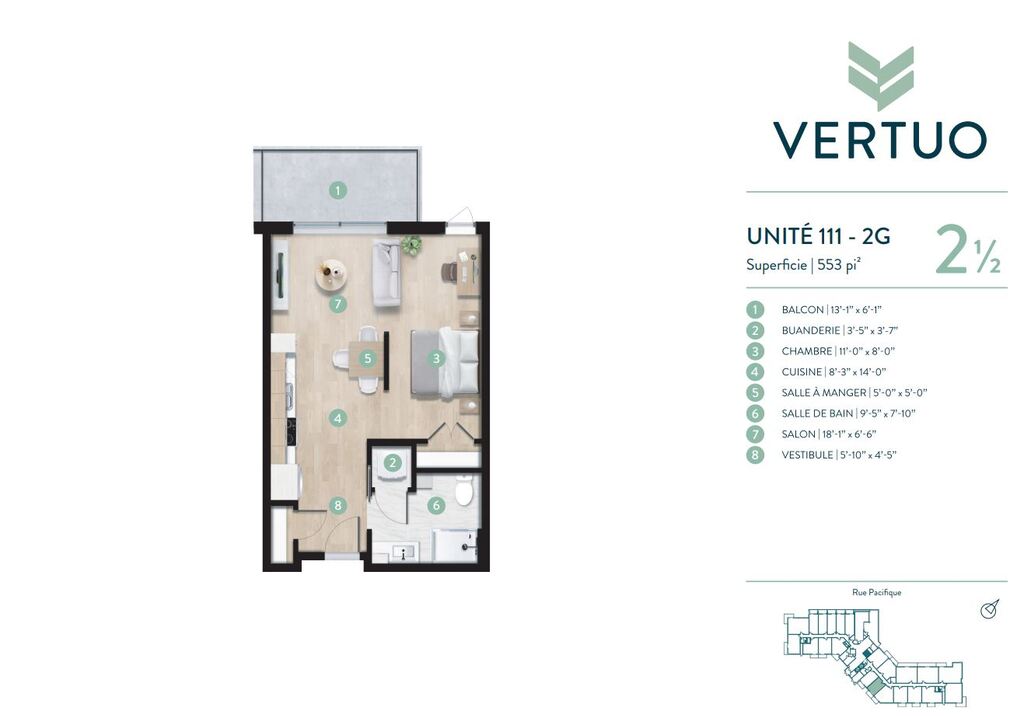 VERTUO Appartements Riverains | 3312882