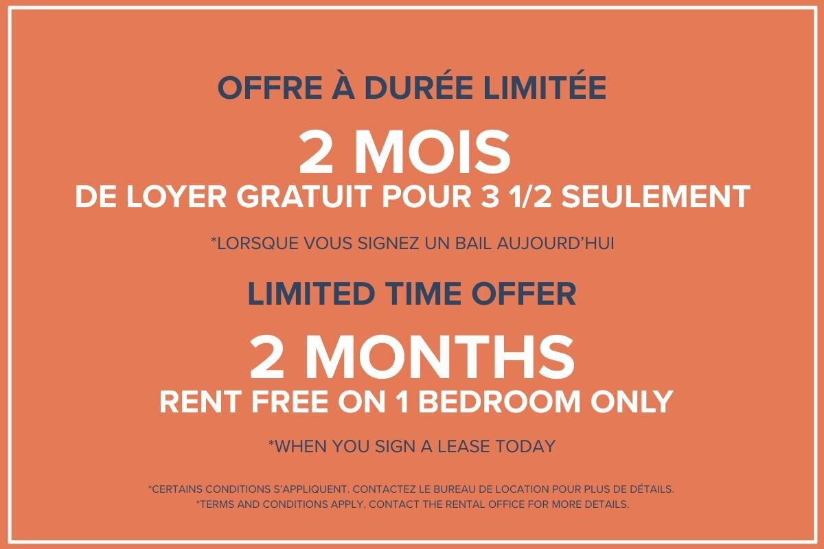 2 Bedroom Available At 10250 Du Bois-de-Boulogne Avenue - 10250 Du Bois-de-Boulogne Avenue, Montréal | 3313702