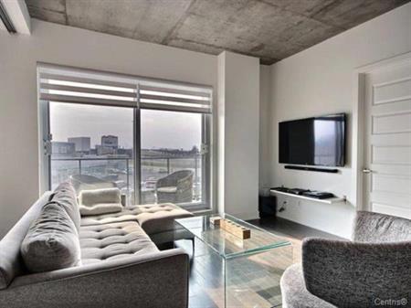 Montreal Furnished Condo Rental - Elegant 2 Bed, 1 Bath, Balcony