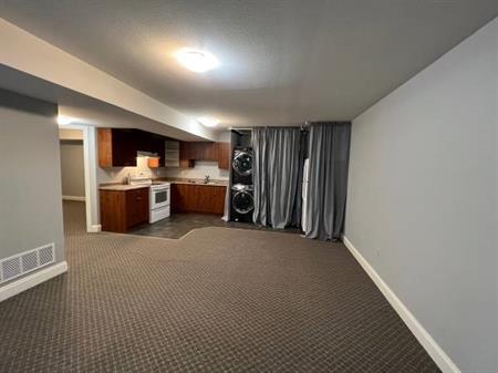 2 Bedroom basement suite for rent $1600