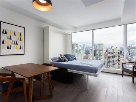 AVAILABLE Nov1st -41ST FLOOR-PET ALLOWED, FURNISHED Studio@ 1480 Howe