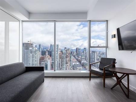 42ND FLOOR-AVAILABLE Jan 1st-PET ALLOWED, FURNISHED Studio@ 1480 Howe