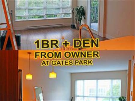 Owner-Listed: Spacious 1BD + Den, Pets Welcome by Gates Park