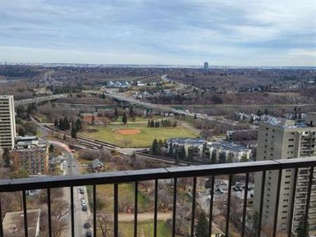 Best location, near to LRT station and restaurants. 2 bedroom condo with a view. | 1807N - 9909 104 Street NW, Edmonton