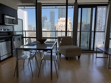 Furnished Condo Rental - 1 Bed, 1 Bath, Hardwood Floors, Balcony Views