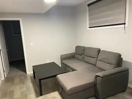 Semi-furnished 2Bed 1 bath basement | Calgary