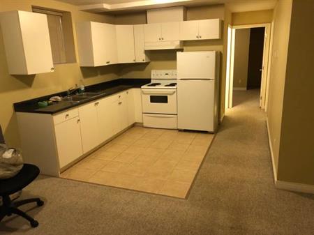 1 bedroom basement suite