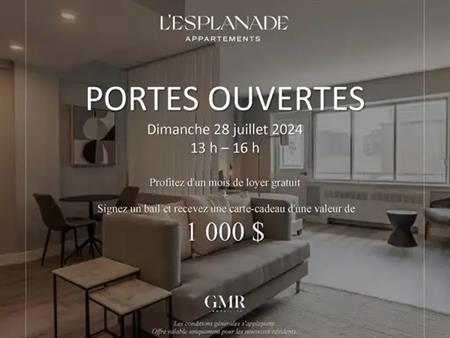 L'Esplanade Appartements | 1420-1440 Towers Street, Montreal