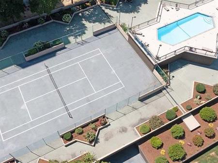 In-suite Laundry, Tennis Court, 1/bd