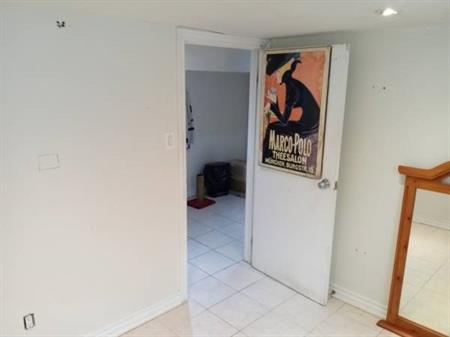 Room for rent in bright shared basement