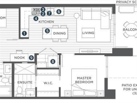 Brand New Jr. 2Bed-2Bath Suit w AC