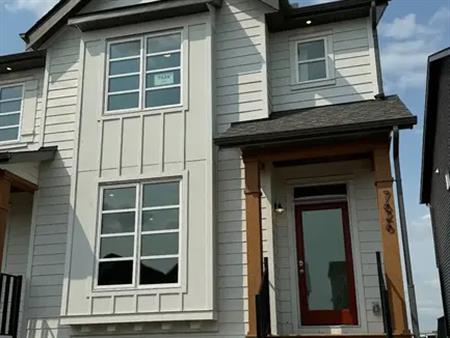 Renting New Duplex-Double Garage- 3BR Upper and 1BR Lower. | 7626 202 Avenue Southeast, Calgary