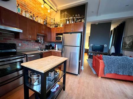 Superbe loft 3 1/2 à aire ouverte à louer - open space loft, Lachine