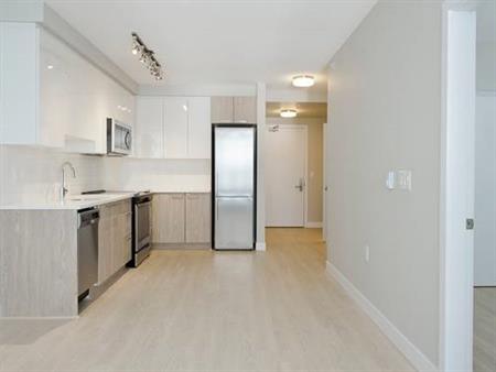 Pristine 1 Bed, Wood Floors, Close to Transit, Patios with BBQs, Gym