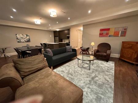 Spacious furnished 1 bedroom suite