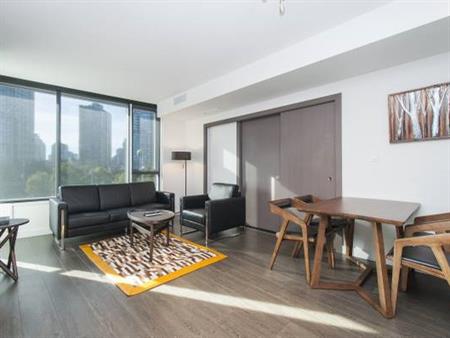 PET Friendly Furnished 1 BEDROOM @ 38 Smithe -Available: October 1st