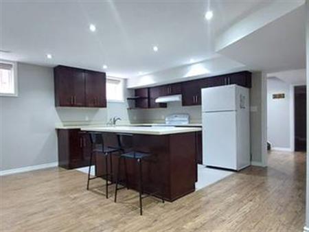 Renovated One Bedroom Toronto Basement Apartment in Great Area!