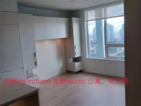 Brand new studio apartment available now at downtown