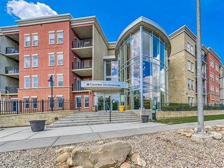 1 bedroom apartment with underground parking in the Gateway South Centre | 4308 - 11811 Lake Fraser Drive SE, Calgary