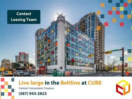 CUBE, Underground Reserved Parking Included. | 1177 11 Ave SW, Calgary