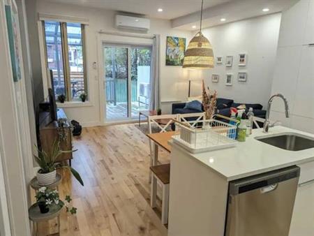 Verdun - Superb 6 1/2 FURNISHED with backyard and 2 PARKINGS