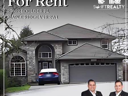 4 Bed 2.5 Bath Main+Upper level House in Maple Ridge!