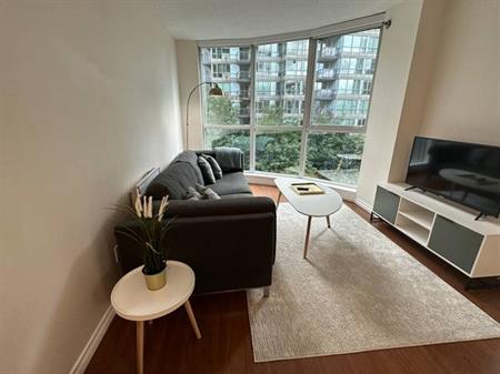 Spacious, FURNISHED One Bedroom Unit in Coal Harbor- 555 Jervis Street