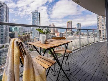 Keefer Pl, Downtown Vancouver - Fully Furnished Private Condo