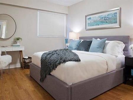 1bed/ bath, Coquitlam, Laminate floors, quartz counters, roller shades