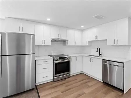 Fully RENOVATED 2 BEDROOM Basement Suite with LAUNDRY in Marlborough Community | 43 Mardale Crescent Northeast, Calgary