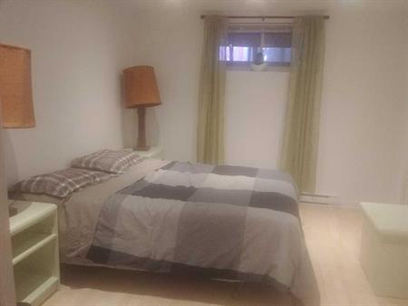 Appartement 3 1/2 meublé et avec internet, disponible le 1er octobre.