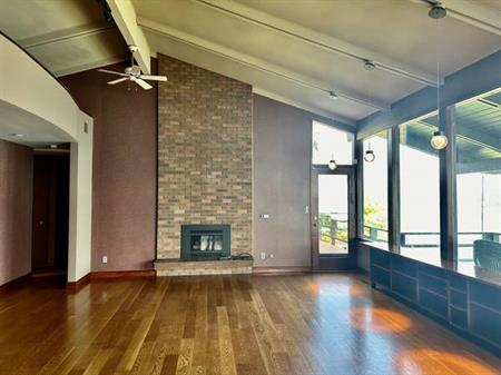 Large Main Floor of lake-view home.