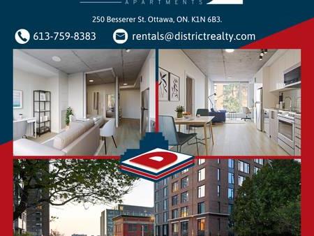 2 Bedrooms, Steps from uOttawa, Available November 1st