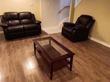 Large room furnished basement