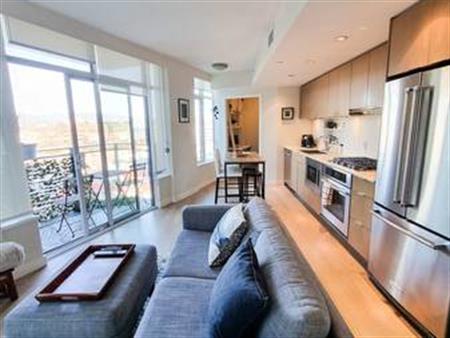 Furnished 1bd + Den + Parking, incl bills, Olympic Village