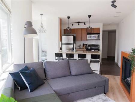 1 Bed / 1 Bath Stylish Furnished Condo DT Vancouver