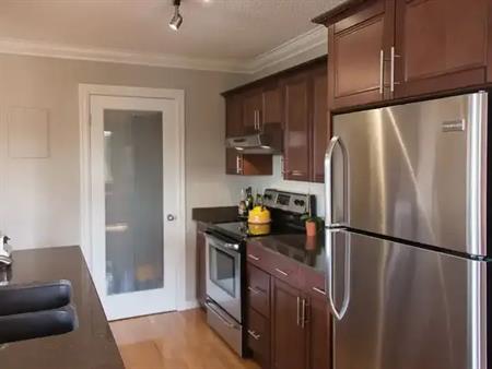 exceptionally well-lit corner unit has both South | 1033 15 AVE SW, Calgary