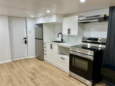 Renovated 1 bed 1 bath basement apt in St Clair West Village!