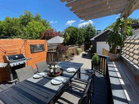 Leslieville 3 Beds 1 Bath House, backyard & garage