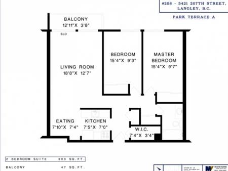 Park Terrace- 2 bed 1 bath apartment coming available