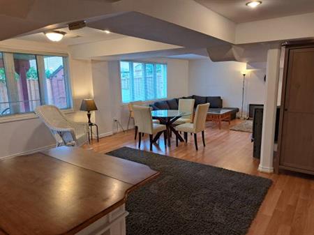 Furnished basement for rent (bachelor suite) in Newmarket